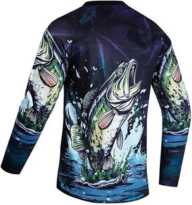 Performance Jersey Wear Unisexe Personnalisé Haute Qualité UPF 50 Imperméable Anti-Uv Séchage Rapide Sublimé Imprimé OEM Manches Longues - Product Image 6