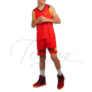 Uniformes de basket-ball pour enfants de haute qualité, design personnalisé, style personnalisé, vêtements de sport, uniformes pour enfants de nouvelle conception personnalisés - Product Image 1