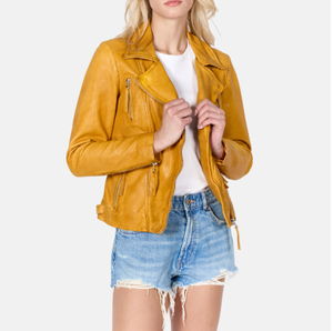 Nueva chaqueta de cuero de alta calidad para damas de diseño de moda para mujeres - Product Image 1