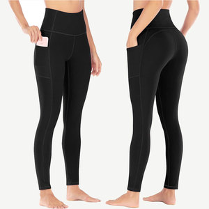 Breathable custom women <b>leggings</b> with OEM printing stretch fabric perfect for gym branding promotional and sports events - Product Image 2