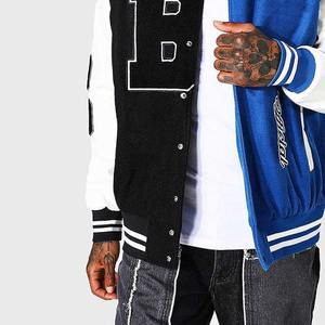 OEM chaqueta de grafiti para los hombres chaqueta de béisbol al por mayor a granel de lana Lisa para los hombres personalizado bordado carta de etiqueta privada para la venta - Product Image 4