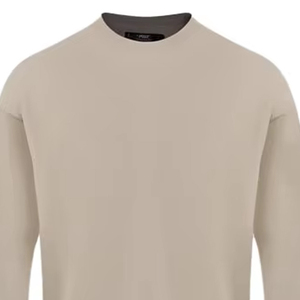 Sweat-shirt surdimensionné à col rond et manches longues en molleton de coton de haute qualité, imprimé sur mesure pour hommes, confortable pour tous les jours - Product Image 2