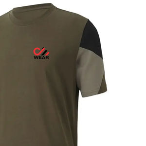 Care Master เสื้อยืดผ้าสีล้วนสำหรับผู้ชาย,ผ้าระบายอากาศได้ดีขนาดใหญ่พิเศษดีไซน์ใหม่ - Product Image 5