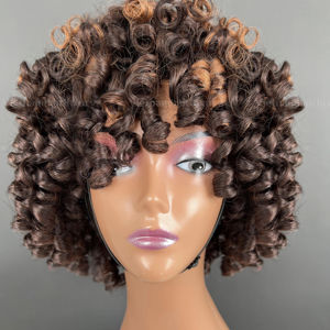 Perruques bouclées de printemps courtes avec extensions de cheveux humains de qualité Remy du vendeur vietnamien vente en gros - Product Image 1