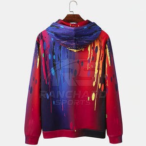 Wholesale Men <b>Sublimation</b> Hoodie Personalized Full Print Fashion Custom Men <b>Sublimation</b> Pullover <b>Hoodies</b> - Product Image 2