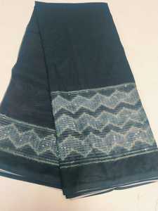 Weighless 6.30m Crochet Digital Printed Saree Fabric Premium Quality & Lightweight for Girls 395/pc Cut Fancy Saree <b>Material</b> - Product Image 5