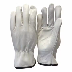 Gants de sécurité réfléchissants robustes en cuir de chèvre personnalisé haute flexibilité taille XL pour les conducteurs jardiniers soudage - Product Image 1