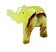 INI intage NYX arble, lephant igurina, arble Nyx, 4 1/2 - Product Image 2