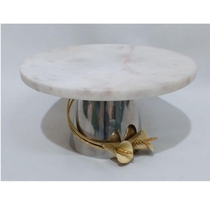 Elegante Soporte para Pastel de Resina con Cuchillo Desmontable y Bandeja para Servir Pastel, para Decoración de Cumpleaños, Herramientas para Servir y Organizar Pasteles - Product Image 5