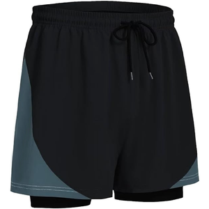 Short de fitness de qualité unique pour hommes avec poches short de fitness respirant et à séchage rapide de haute qualité - Product Image 3