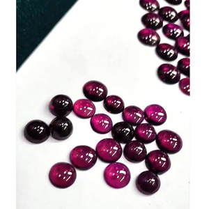 140 pièces de grenat Rodolite naturel 7mm 9mm 12mm Cabochon rond 400 Cts Lot Iroc ventes haute qualité pierre précieuse cabine en vrac - Product Image 2