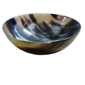 2025 Bol en corne naturelle haut de gamme, fait main, design moderne et antique, écologique, pour service de soupes, fruits et salades, avec logo personnalisé, pour fêtes, style américain - Product Image 5