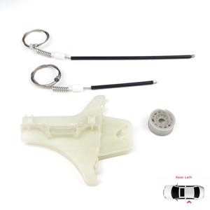 Kit de réparation de lève-vitre arrière gauche BWR304 pour Jetta Golf MK5 A5 1K R32 GTI Rabbit Plus 5M1 1K4839461 - Product Image 1