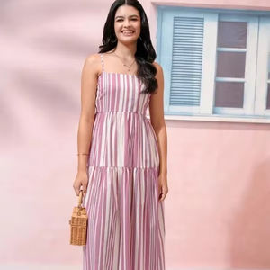 Vestido elegante de algodón hecho a mano indio para mujer, vestido de fiesta a la moda, vestido de novia para verano, regalo personalizado, vestido personalizado a la venta - Product Image 1