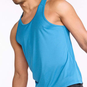Camisetas sin mangas de culturismo para hombre, camiseta sin mangas de algodón para entrenamiento de gimnasio, ropa para correr, chaleco informal de verano para hombre - Product Image 2