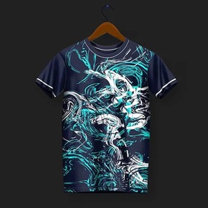 T-shirts de sport pour hommes Séchage rapide Uniforme d'entraînement de badminton pour hommes T-shirt à manches courtes respirant pour femmes Stock de haut surdimensionné - Product Image 2