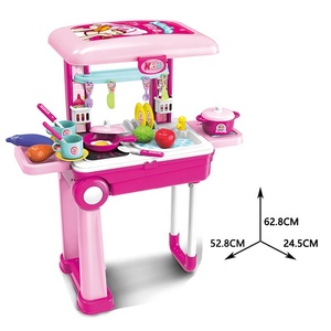 Juguetes <span class=keywords><strong>de</strong></span> Cocina Jacko para Niñas, Maleta <span class=keywords><strong>de</strong></span> Cocina Multifuncional Rosa con Música, Juego <span class=keywords><strong>de</strong></span> Cocina para Niñas - Product Image 3
