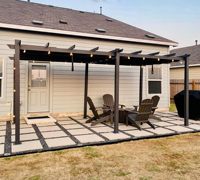 Pergola rétractable en alliage d'aluminium, design moderne, imperméable, toutes saisons, auvent double pare-soleil, mobilier d'extérieur