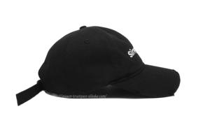 Gorra deportiva no estructurada de alta calidad, gorra de béisbol desgastada, logotipo bordado plano personalizado, lona ajustable a la moda para ciclismo - Product Image 5