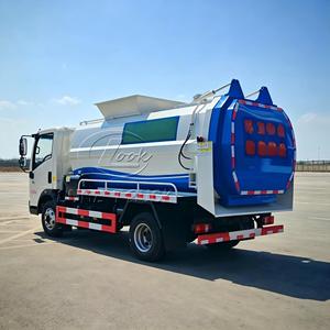 Camión de Basura para Alimentos Sinotruk How de 8m³ con Elevación Hidráulica, Directo de Fábrica - Product Image 2