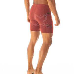 Men's Gym Fitness Compression Shorts Elastic Waist <b>Mid</b> Casual Breathable Quick Dry Spandex/Polyester Workout Clothing - Product Image 2