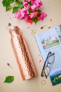 2025 gros forme ronde imprimé cuivre bouteille d'eau vente chaude verres en plastique à vendre - Product Image 3