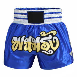 Diseño personalizado Impreso Kick Muay Thai Shorts Fighting Shorts Muay Thai Shorts en colores degradados - Product Image 6