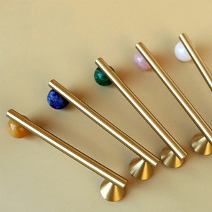 Tirador de estilo bombilla rosa y dorado para armarios, cajones y puertas, herrajes decorativos únicos para decoración del hogar y muebles elegantes - Product Image 4