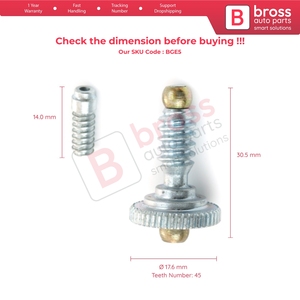 ชุดซ่อมมอเตอร์พับกระจกมองข้าง BGE5 สำหรับ E39 406 - Product Image 5