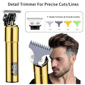 Tondeuse Électrique Professionnelle à Lame en T pour Barbe et Cheveux, Kit de Soin, Batterie Réglable, Acier Inoxydable, Céramique, Usage Domestique et Automobile - Product Image 6