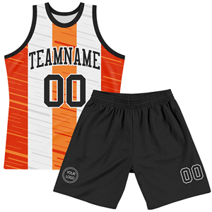 Uniformes de baloncesto sublimados personalizados para hombres y jóvenes conjuntos de uniformes transpirables hechos en Pakistán precio al por mayor precio barato - Product Image 1