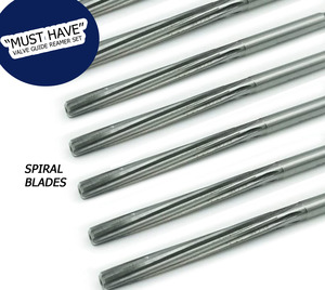 Escariador de Mano Fijo con Ranuras en Espiral de Acero de Alta Velocidad para Guía de Válvula, Herramienta Automotriz para Taller de Motores y Bricolaje Manual - Product Image 5