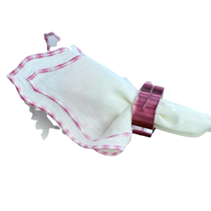 Rond de serviette rond avec logo personnalisé de qualité supérieure porte-serviettes de taille personnalisée pour la maison et le restaurant porte-serviettes en tissu pour la vaisselle - Product Image 5