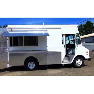 Cuisine mobile remorquable vintage 220V avec cadre en acier inoxydable, remorque de camion de nourriture, suivi GPS, compartiments isolés pour la nourriture - Product Image 5
