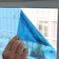 Película Solar para Ventanas Innofilms Premium Luxury Silver Blue PET de 2mil, Tinte de Seguridad para Edificios, Protección UV, 8% VLT, Rechazo IR del 90%