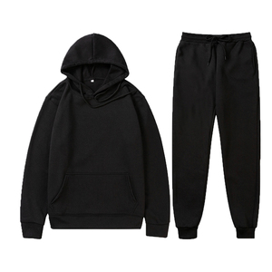 Ensemble deux pièces pour hommes sweats à capuche pantalons automne hiver sweat à capuche pantalons de survêtement hommes pull à capuche unisexe pantalons de survêtement et ensemble à capuche - Product Image 1