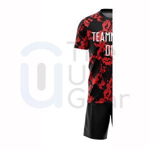 Maillots et shorts de football personnalisés OEM vente en gros uniformes de football de haute qualité kits d'équipe de sublimation fabricant d'usine - Product Image 3