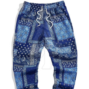 กางเกงวิ่งทรงหลวมแบบซับลิเมชันสำหรับผู้ชายผ้านุ่มใส่สบายดีไซน์ทันสมัย - Product Image 2