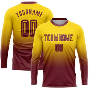 High Quality Custom Team <b>Soccer</b> Kits 220 GSM Polyester Sublimated Football Jerseys OEM Factory - Product Image 5