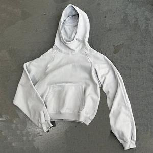 Chándal de lana de gran tamaño de estilo callejero de invierno para hombre de alta calidad, conjunto de Sudadera con capucha con logotipo impreso personalizado, suministro al por mayor - Product Image 5