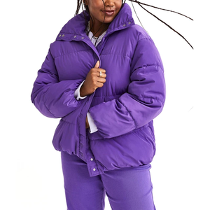 Veste en duvet surdimensionnée chaude et épaisse de couleurs pour l'hiver Vêtements à bulles pour femmes Vestes bouffantes avec logo personnalisé pour femmes - Product Image 4