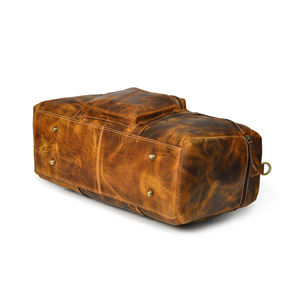 กระเป๋าเดินทางแบบดัฟเฟิลทำจากหนังความจุสูง - Product Image 5