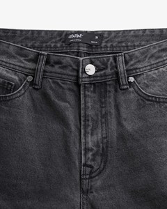 Pantalon en jean 3D décontracté et habillé pour homme, coupe droite, respirant, lavé par Routine Vietnam, taille mi-haute, en coton, saison automne - Product Image 3