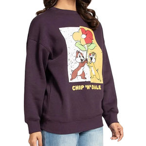 เสื้อสเวตเตอร์ถักแขนยาวแบบสวมหัวเสื้อสเวตเตอร์โอเวอร์ไซส์สำหรับผู้หญิงโลโก้2025หน้าระบายอากาศได้ดีสำหรับฤดูหนาว - Product Image 3