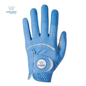 Wolson Industry Gants de golf unisexes de haute qualité Personnalisables Paume en cuir souple pour hommes Logo personnalisé pour une utilisation quotidienne en extérieur - Product Image 4