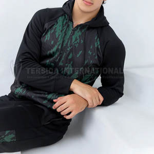 Conjunto de chándal para hombre Sudadera con capucha cómoda con pantalones de Jogger a juego Conjunto de chándal de moda para hombre - Product Image 6