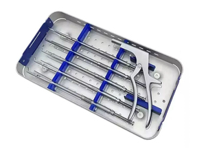 Instrument médical de haute qualité en acier de base Instruments de chirurgie de la colonne vertébrale ensemble manuel orthopédique bois cervical certifié CE - Product Image 5