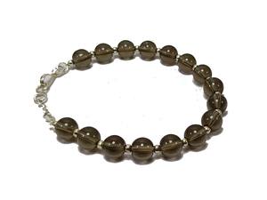 <b>Bracelet</b> Smoky Quartz Beads Stone <b>Bracelet</b> Crystal Gemstone Fashion Jewelry Men and <b>Women</b> Gift Energy Meditation - Product Image 4
