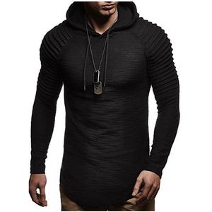 Sudadera con Capucha de Felpa Francesa de Alta Calidad Personalizada OEM, Estilo Urbano, Lavado Ácido Funcional, con Cierre y Pedrería para Hombre - Product Image 2