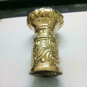 ด้ามจับไม้เท้าทองเหลืองสไตล์วินเทจแบบเรือเดินสมุทร, หัวไม้เท้าโบราณ, จับกระชับมือ, เหมาะสำหรับนักสะสม, ผู้สูงอายุ - Product Image 1